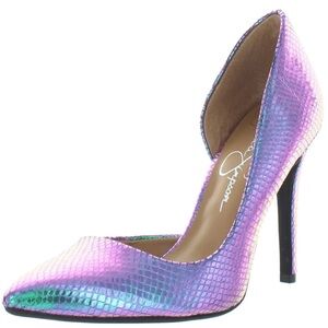 Jessica Simpson Mermaid Iridescent Heel - Size 7.5